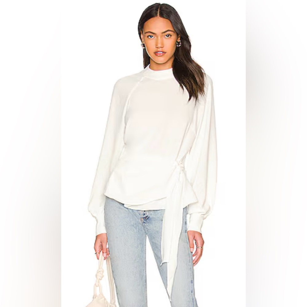 *35. BCBGeneration Tie-Front Blouse